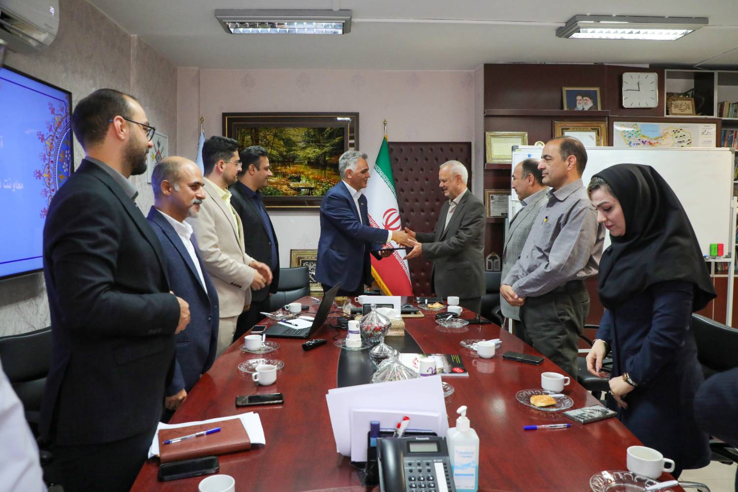 مراسم تودیع و معارفه معاون فرهنگی سازمان نظام پرستاری برگزار شد